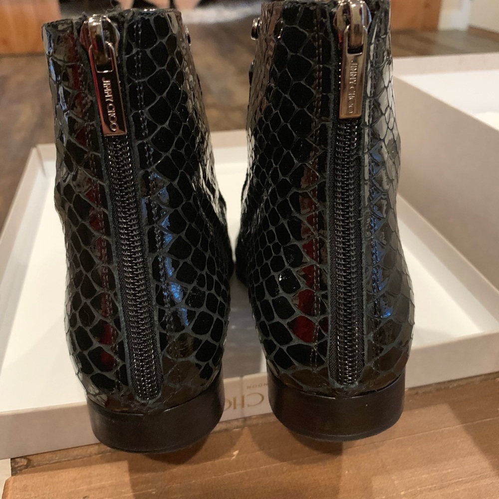 JIMMY CHOO Malice Shinny Patent Embossed Leather - Picture 6 of 8